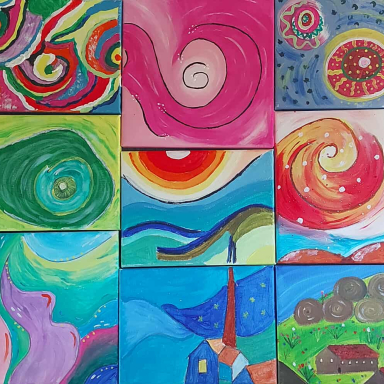 Jóga- és élményfestő tábor a Mátrában